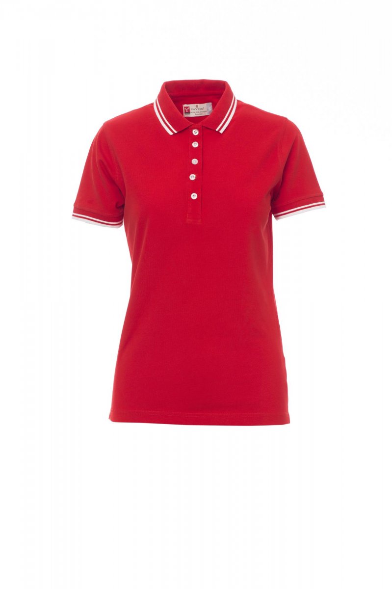 Payper SKIPPER LADY Kurzärmelig – Rot/Weiss
