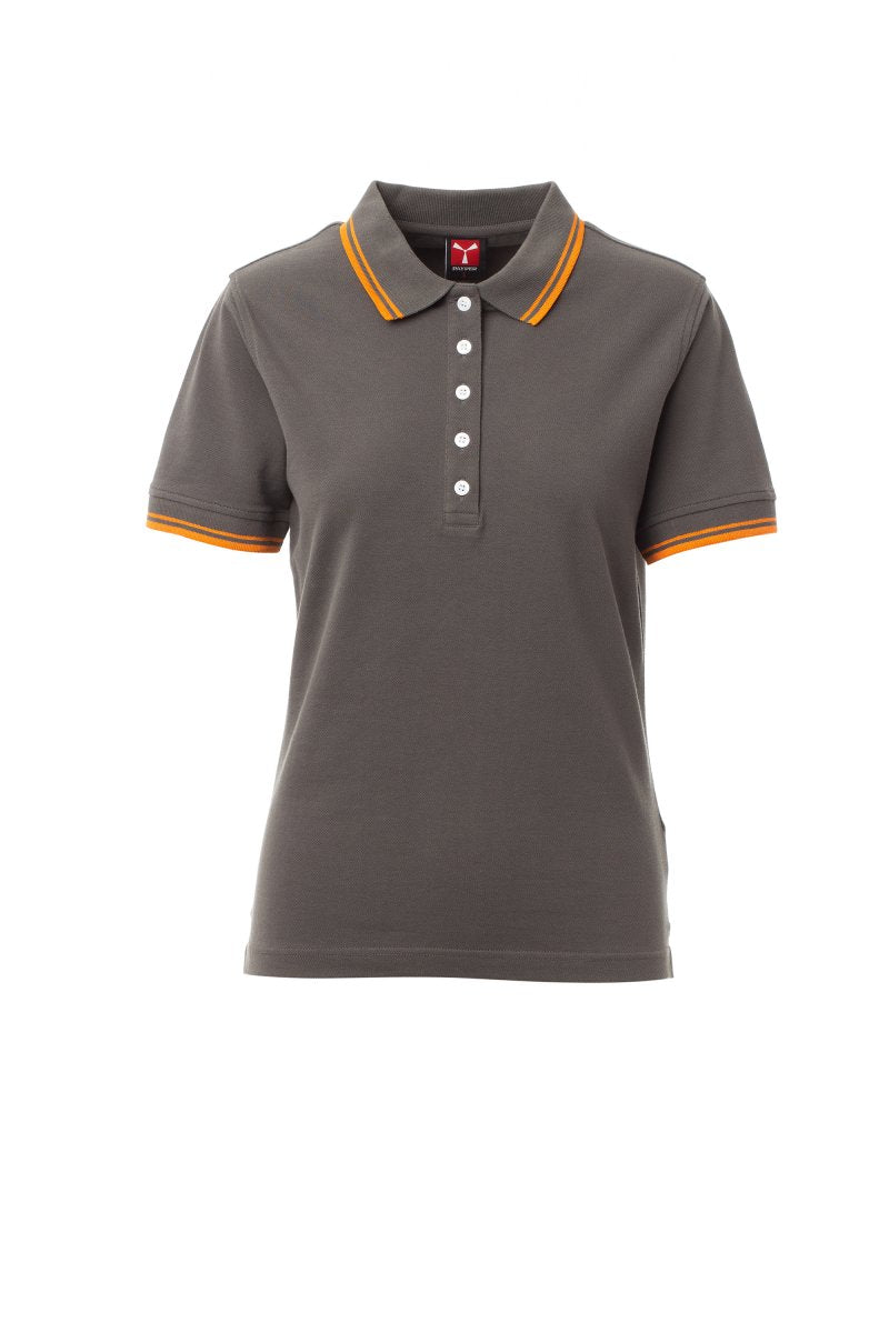 Payper SKIPPER LADY Kurzärmelig – Rauchgrau/Orange