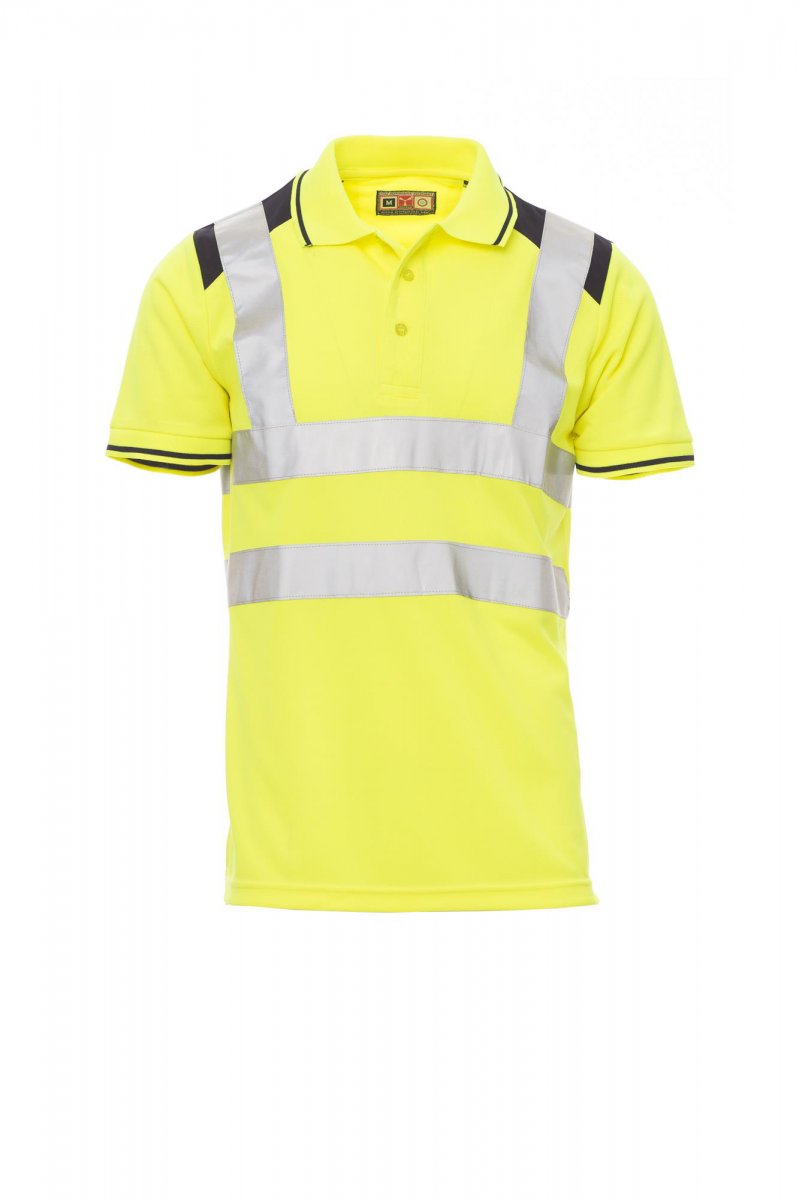Payper GUARD+ Kurzärmelig – Fluogelb/Marineblau
