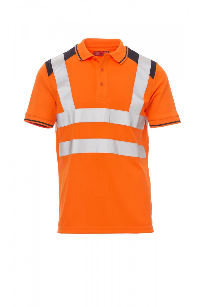 Payper GUARD+ Kurzärmelig – Fluoorange/Marineblau