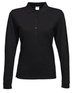 Women´s Luxury Stretch Long Sleeve Polo (TJ146)