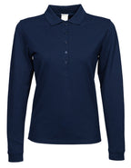 Women´s Luxury Stretch Long Sleeve Polo (TJ146)