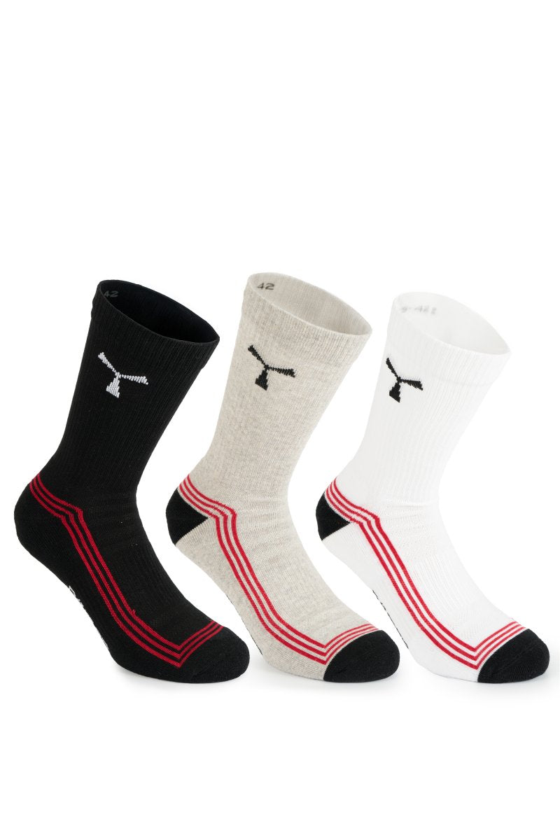 Payper CARL Halber Unterschenkel – Nero/Grigio Melange/Bianco