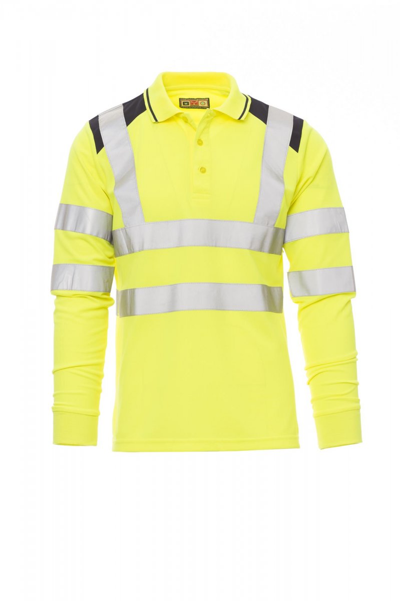 Payper GUARD+WINTER Langärmelig – Fluogelb/Marineblau