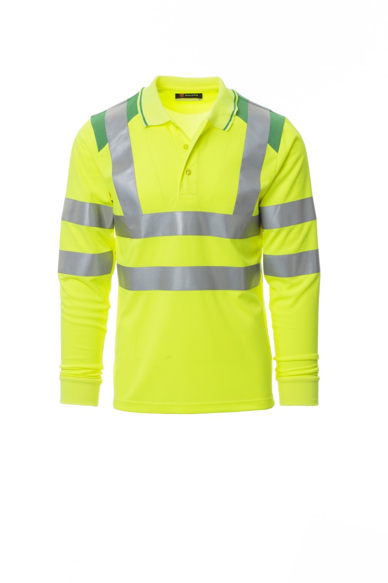 Payper GUARD+WINTER Langärmelig – Fluogelb/Geleegrün