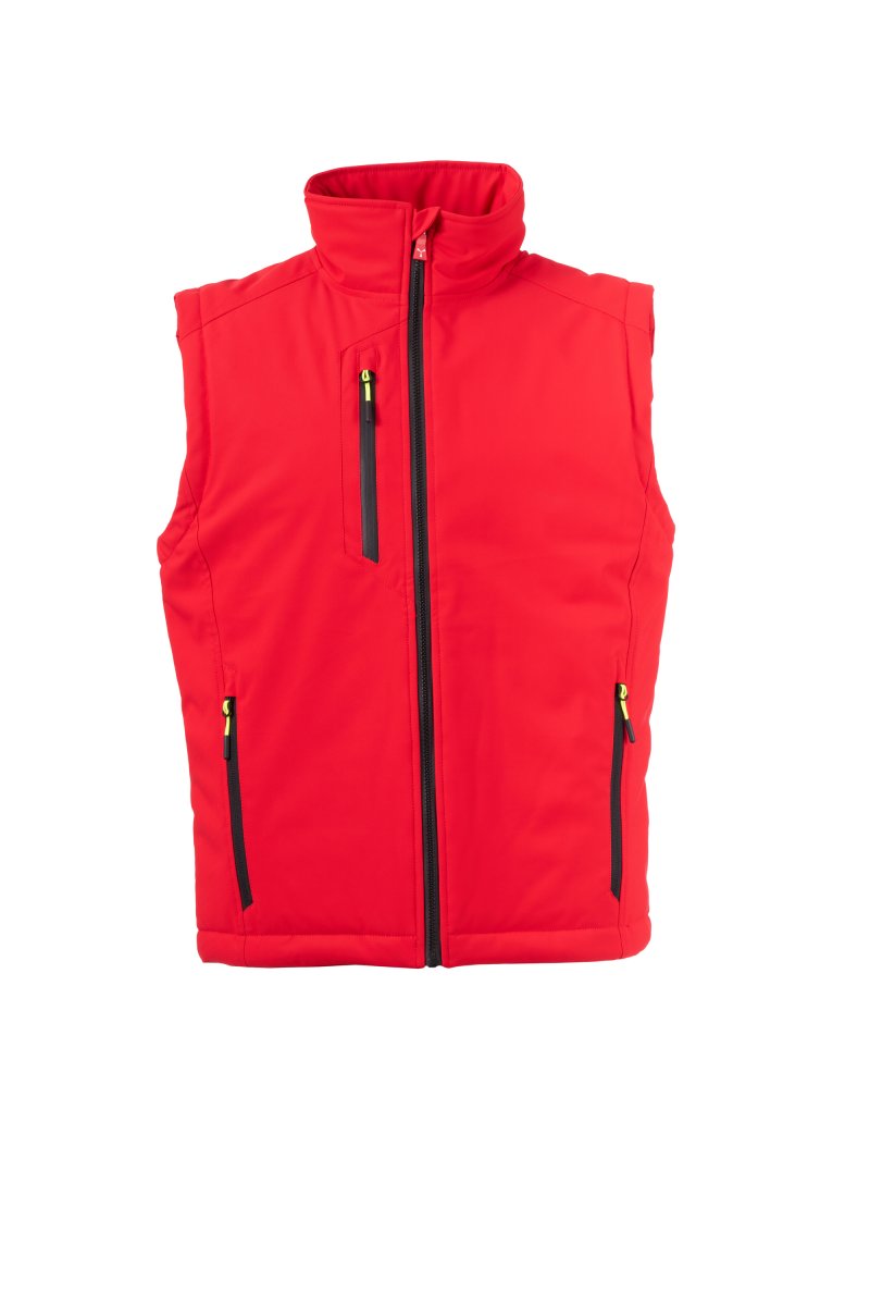 Payper CREEK VEST LITE PAD Imbottito Senza Maniche – Rot/Schwarz