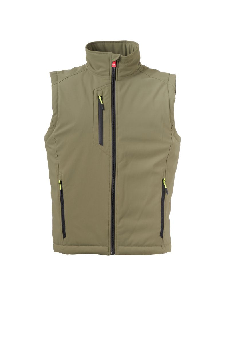 Payper CREEK VEST LITE PAD Imbottito Senza Maniche – Militärgrün/Grün