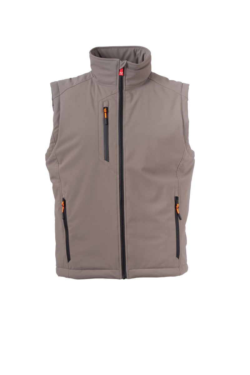 Payper CREEK VEST LITE PAD Imbottito Senza Maniche – Rauchgrau/Schwarz