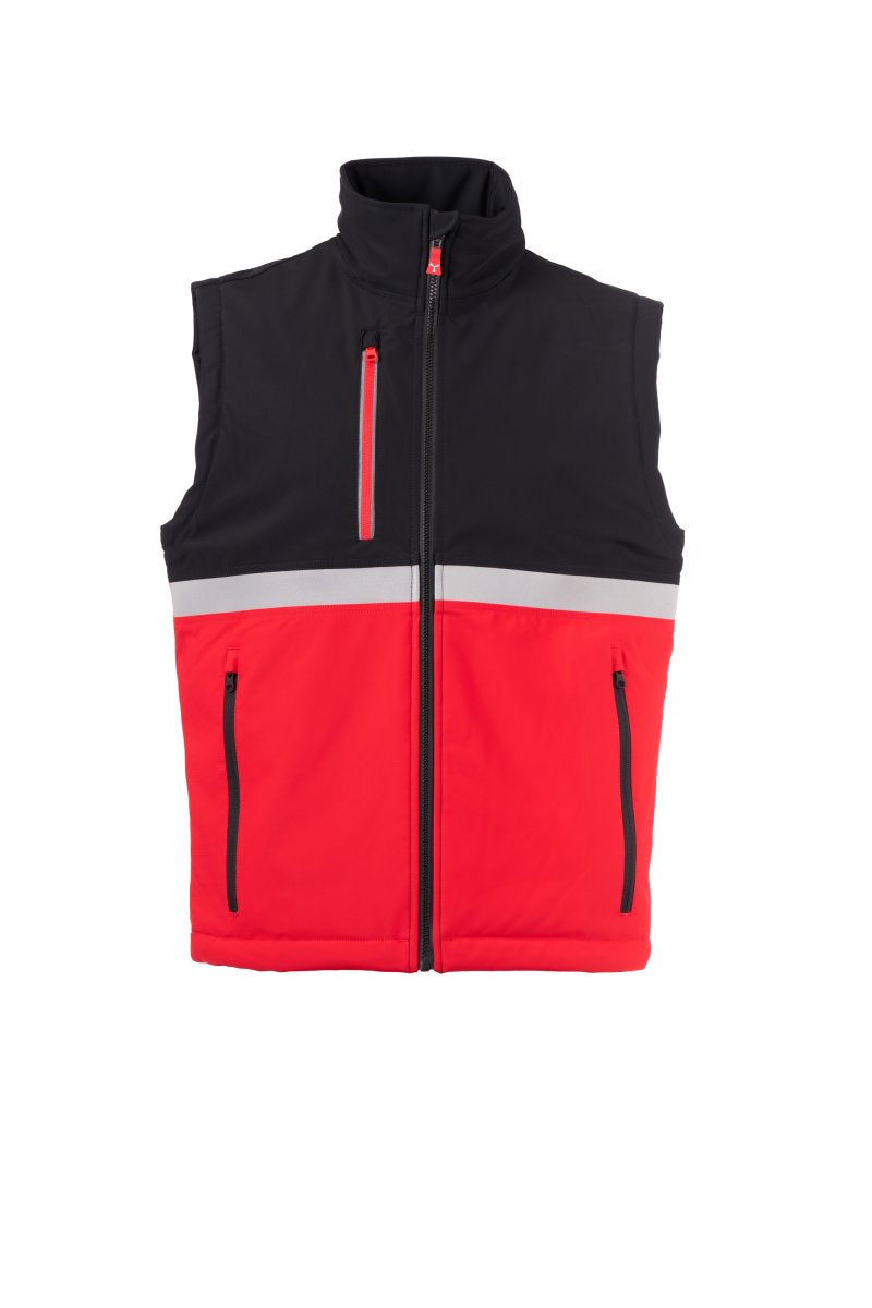 Payper WISE VEST LITE PAD Imbottito Senza Maniche – Rot/Schwarz