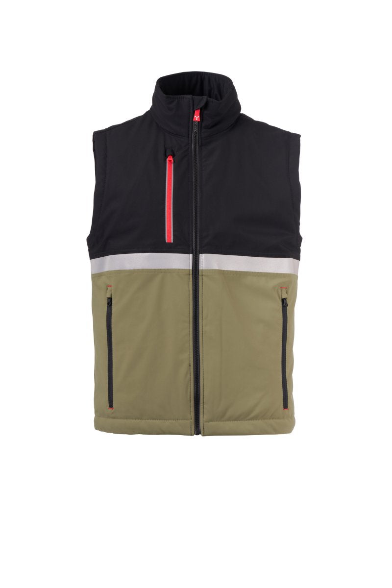Payper WISE VEST LITE PAD Imbottito Senza Maniche – Militärgrün/Schwarz