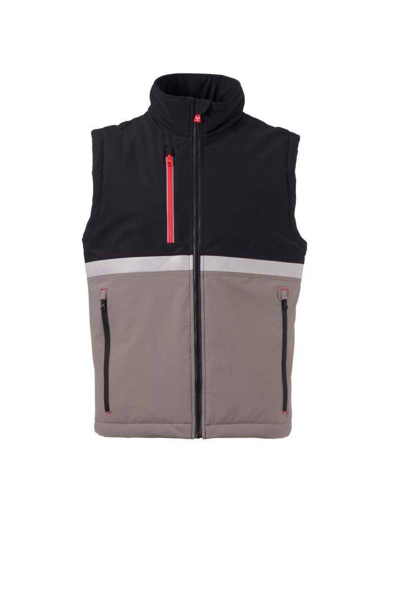 Payper WISE VEST LITE PAD Imbottito Senza Maniche – Rauchgrau/Schwarz