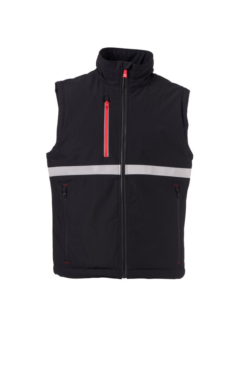 Payper WISE VEST LITE PAD Imbottito Senza Maniche – Schwarz/Schwarz