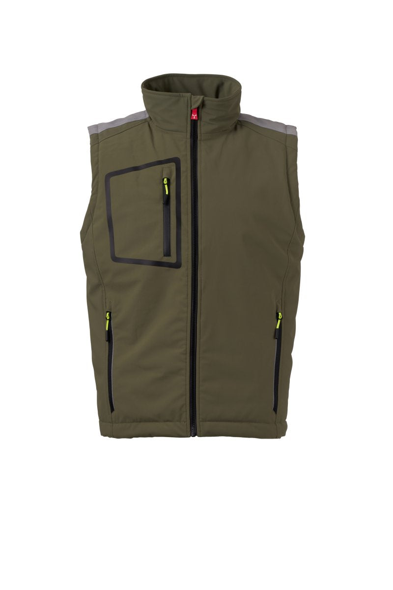 Payper STREAM VEST LITE PAD Imbottito Senza Maniche – Militärgrün/Grün