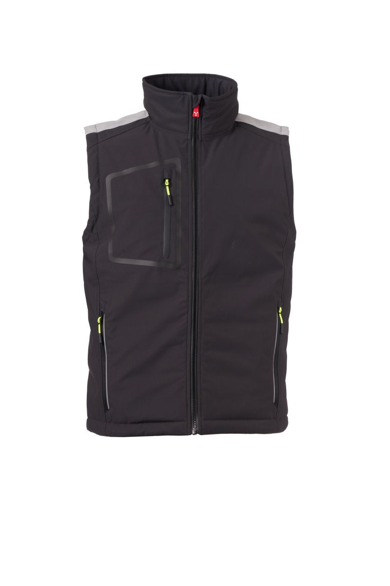 Payper STREAM VEST LITE PAD Imbottito Senza Maniche – Anthrazit/Schwarz