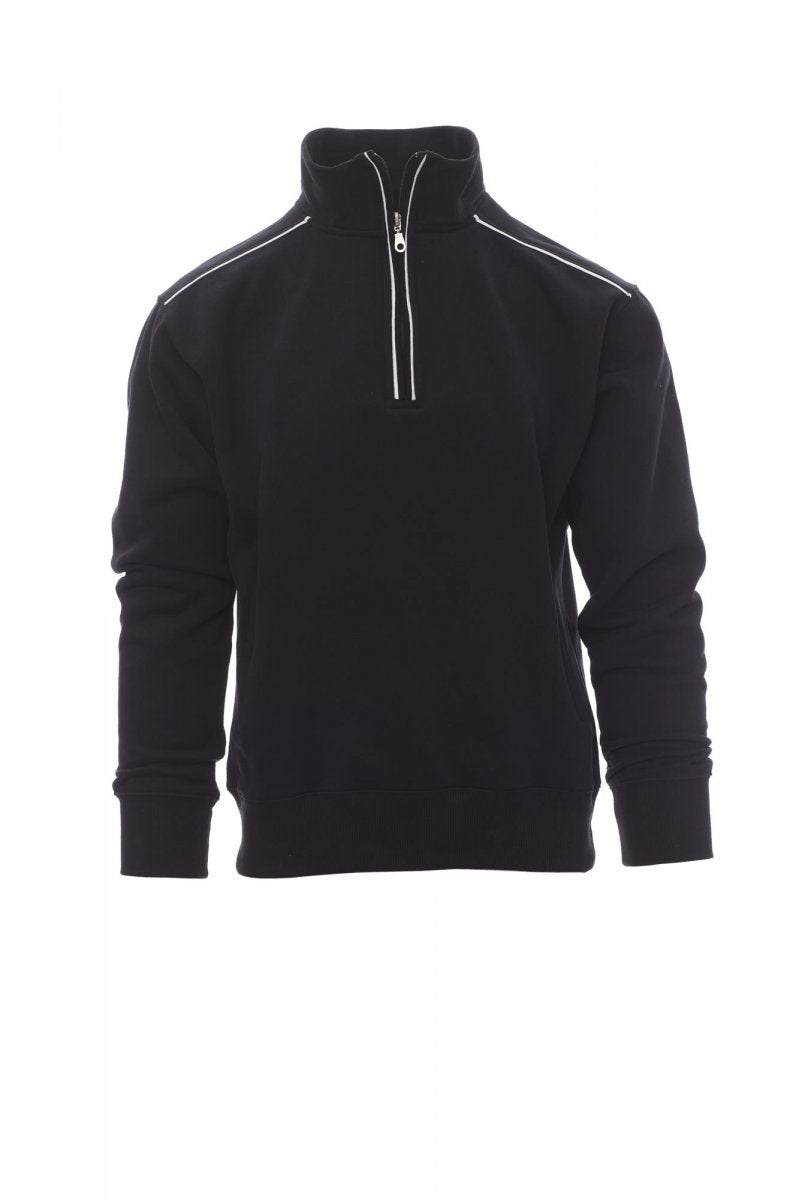 Payper VANCOUVER Halb Zip – Schwarz/Weiss