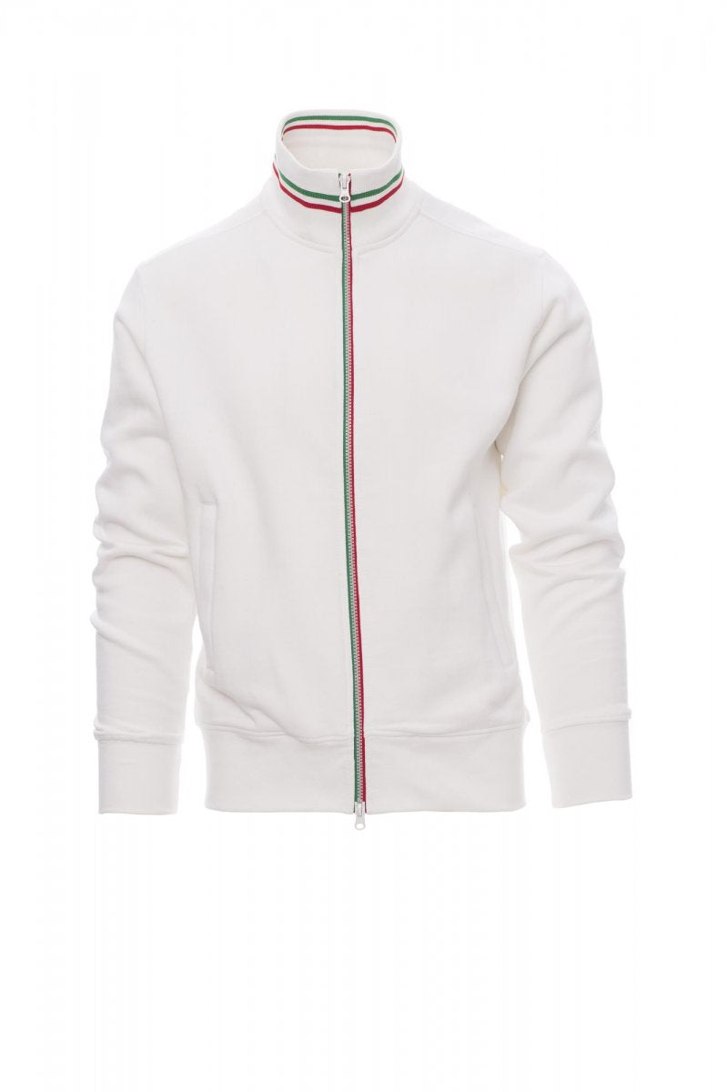 Payper NAZIONALE Full Zip – Weiss/Italien
