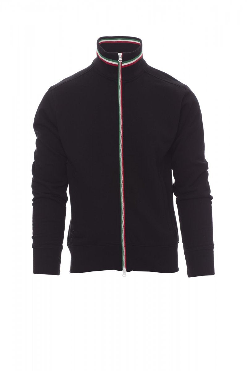 Payper NAZIONALE Full Zip – Schwarz/Italien