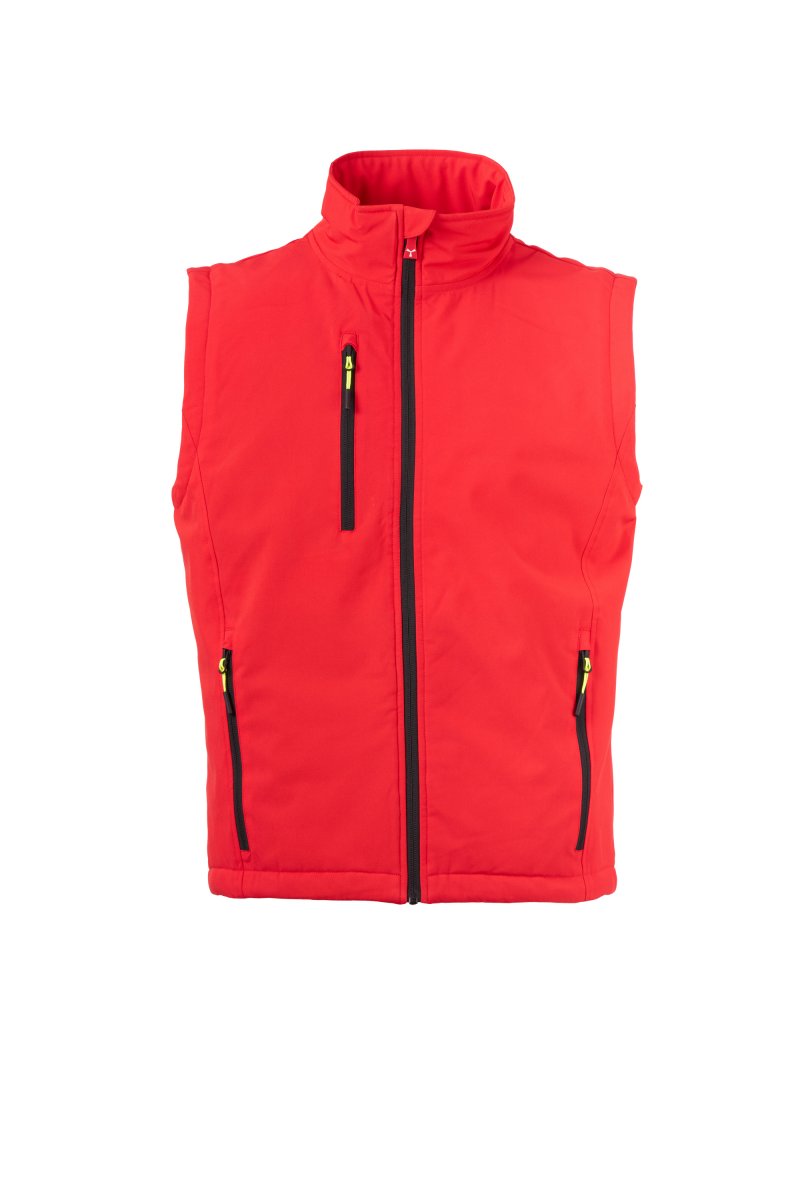 Payper GALE VEST ULTRALITE PAD 140 Imbottito Senza Maniche – Rot/Schwarz