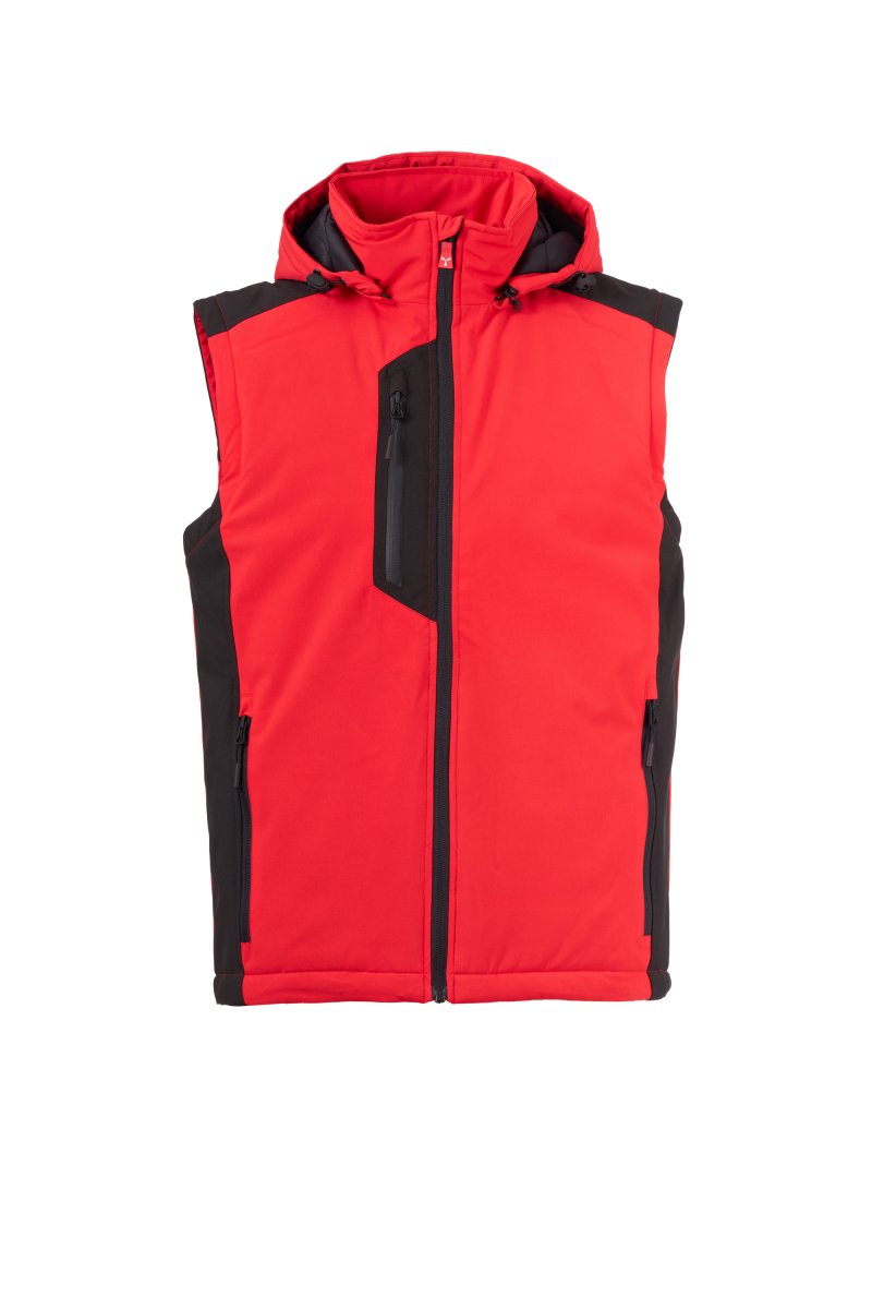 Payper GALWAY VEST ULTRALITE PAD 140 Imbottito Senza Maniche – Rot/Schwarz