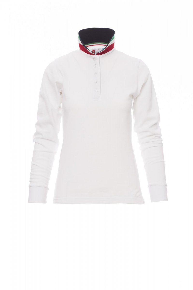 Payper LONG NATION LADY Langärmelig – Weiss/Italien