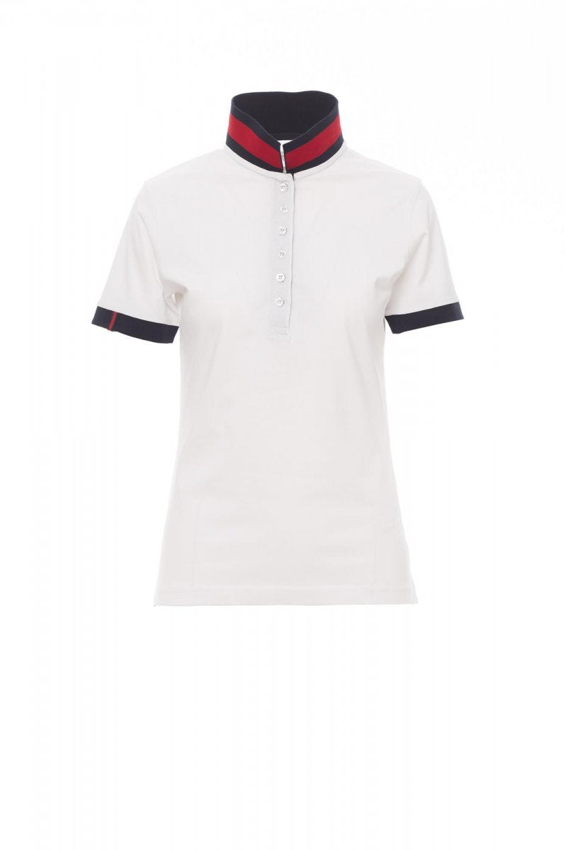 Payper MEMPHIS LADY Kurzärmelig – Weiss/Rot-Blau