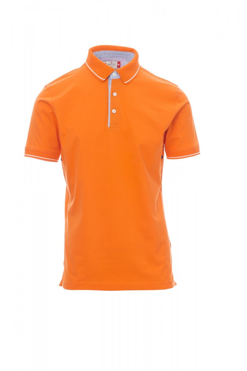 Payper CAMBRIDGE Kurzärmelig – Orange/Weiss