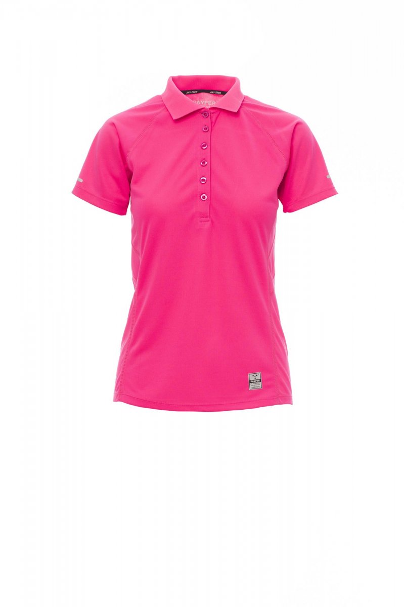 Payper TRAINING LADY Kurzärmelig – Fluo-Fuchsienrot
