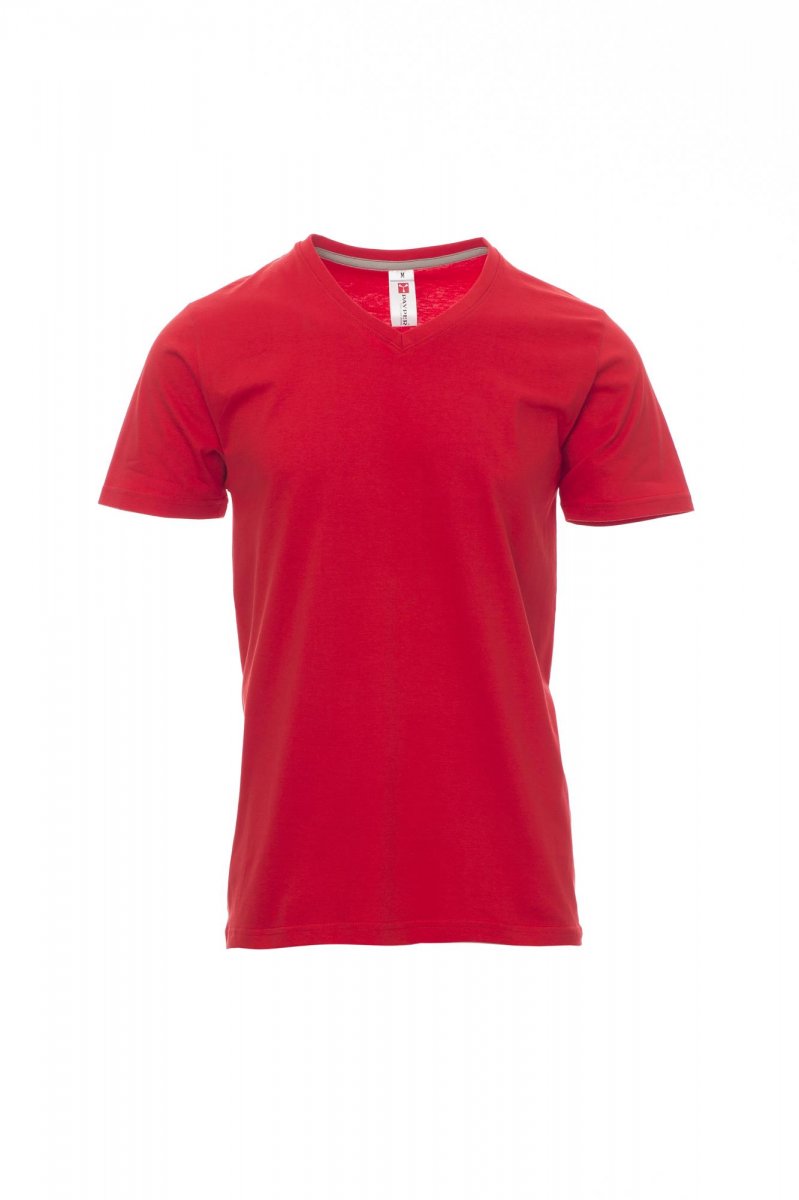 Payper V-NECK Kurzärmelig – Rot