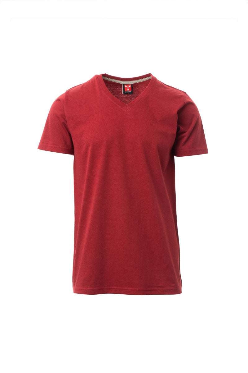 Payper V-NECK Kurzärmelig – Bordeaux