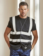 Hi-Vis Top Cool Recycled Open Mesh Waistcoat (YK120)