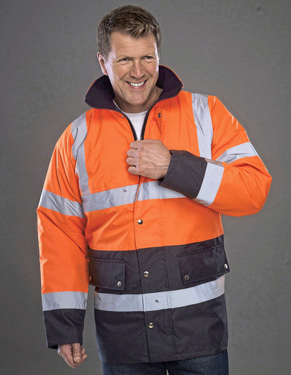 Hi-Vis Two-Tone Motorway Jacket (YK302)
