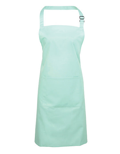 Colours Collection Bib Apron With Pocket (PW154)