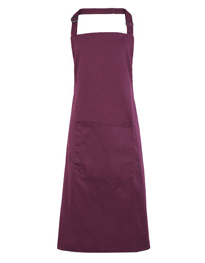 Colours Collection Bib Apron With Pocket (PW154)