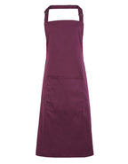 Colours Collection Bib Apron With Pocket (PW154)