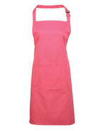 Colours Collection Bib Apron With Pocket (PW154)