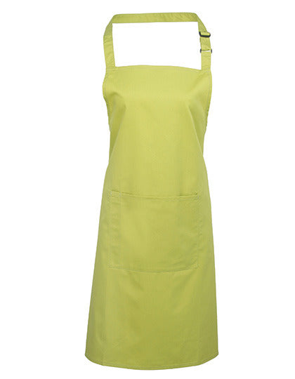 Colours Collection Bib Apron With Pocket (PW154)