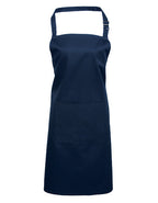 Colours Collection Bib Apron With Pocket (PW154)