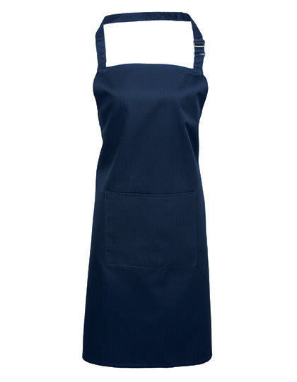 Colours Collection Bib Apron With Pocket (PW154)