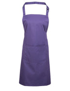 Colours Collection Bib Apron With Pocket (PW154)