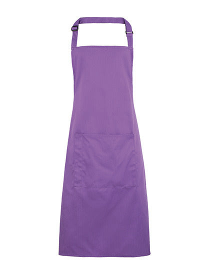 Colours Collection Bib Apron With Pocket (PW154)