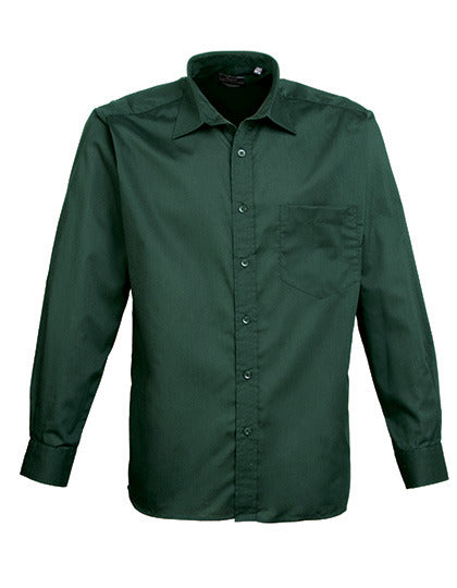 Men´s Poplin Long Sleeve Shirt (PW200)