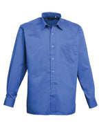 Men´s Poplin Long Sleeve Shirt (PW200)