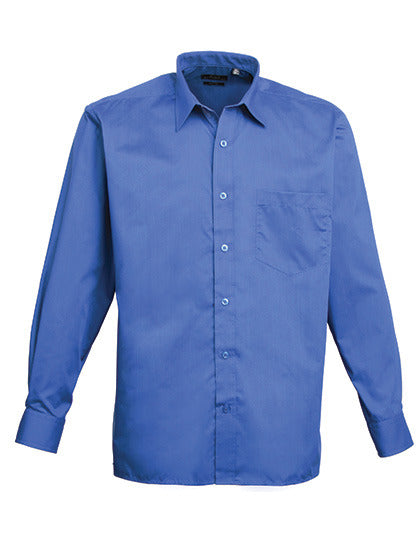 Men´s Poplin Long Sleeve Shirt (PW200)