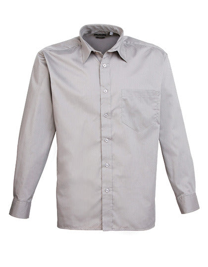 Men´s Poplin Long Sleeve Shirt (PW200)