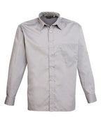 Men´s Poplin Long Sleeve Shirt (PW200)