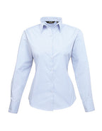 Women´s Poplin Long Sleeve Blouse (PW300)