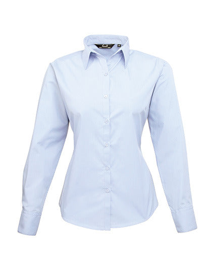 Women´s Poplin Long Sleeve Blouse (PW300)