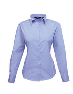Women´s Poplin Long Sleeve Blouse (PW300)