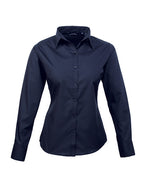 Women´s Poplin Long Sleeve Blouse (PW300)