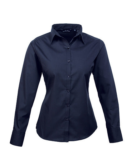Women´s Poplin Long Sleeve Blouse (PW300)